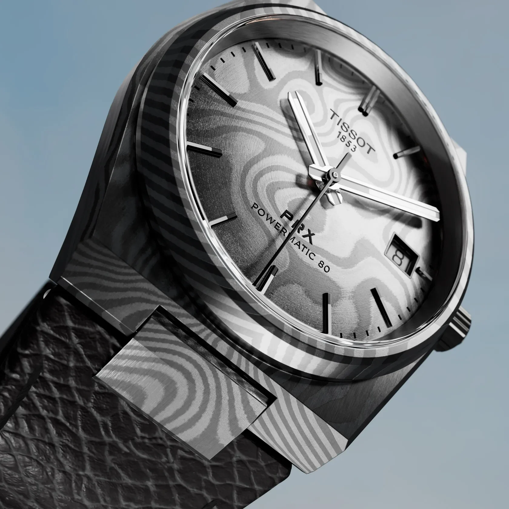 Tissot PRX из дамасской стали уже в продаже!